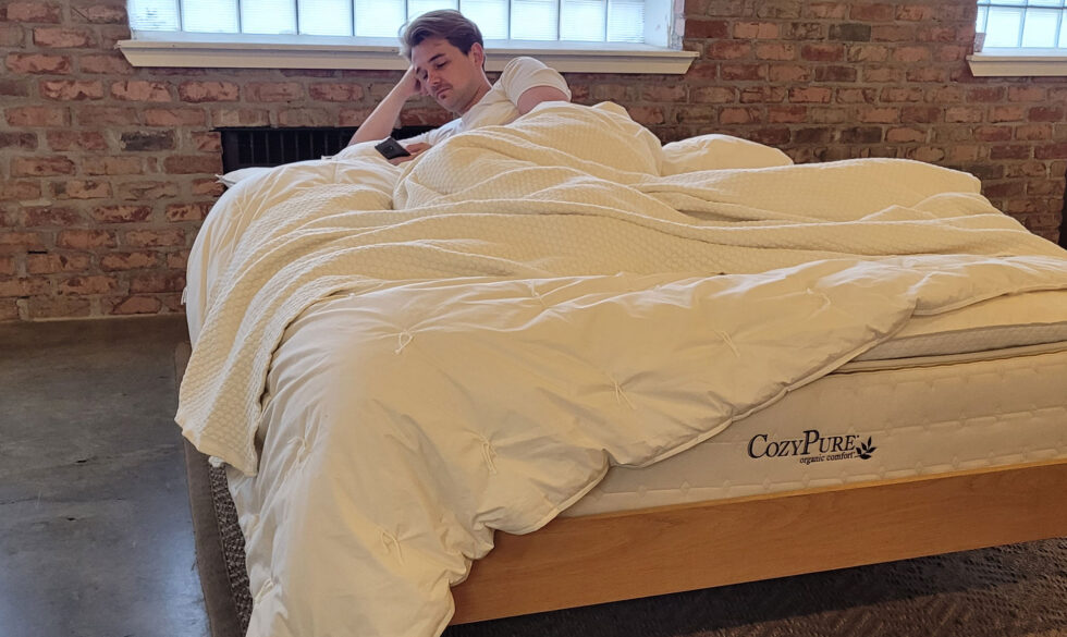 Dust mite resistant chemicalfree 100 wool inside certified organic