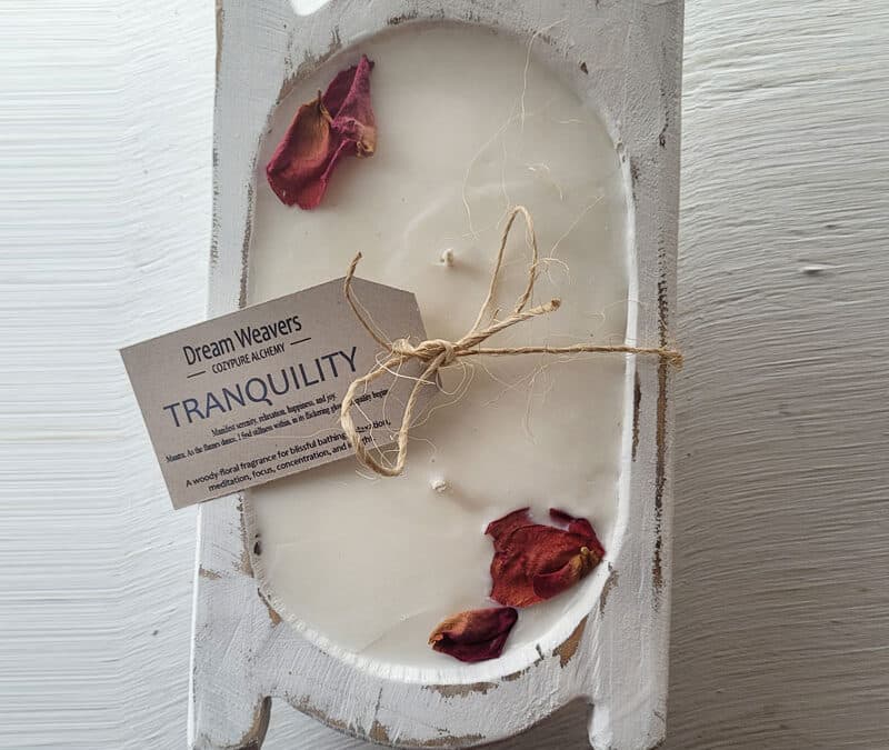 Tranquility Tub Large Wooden Candle