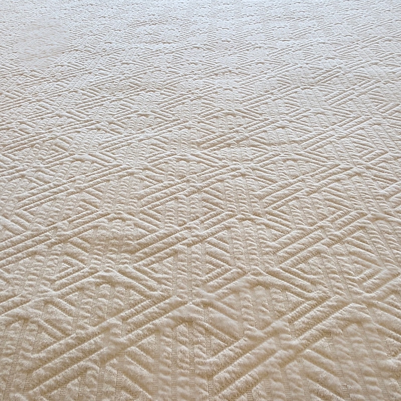 Mazey Matelasse Organic Cotton Knit Mattress Protector - Image 3